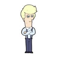 comic cartoon annoyed man N6