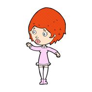 comic cartoon pretty woman N15