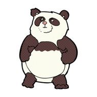comic cartoon panda