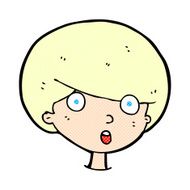 comic cartoon surprised boy N3