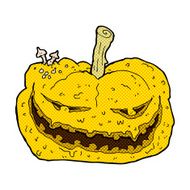 comic cartoon halloween pumpkin N2