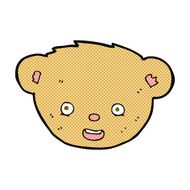 comic cartoon teddy bear face N3