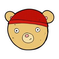 comic cartoon teddy bear face N4