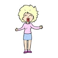 comic cartoon loud woman