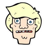 comic cartoon shocked face N2