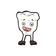 comic cartoon tooth