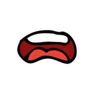 comic cartoon mouth N3