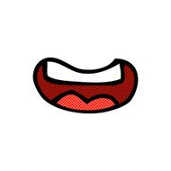 comic cartoon mouth N4