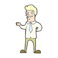 comic cartoon salesman