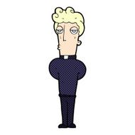 comic cartoon priest