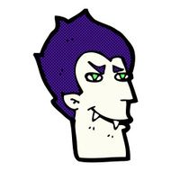comic cartoon vampire face N2