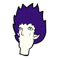 comic cartoon vampire face N3