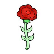 comic cartoon rose N2