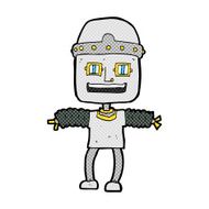 comic cartoon robot N16