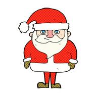 comic cartoon happy santa claus N2