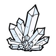 comic cartoon crystals