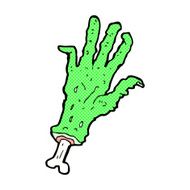 comic cartoon zombie hand N2