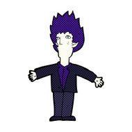 comic cartoon vampire N9