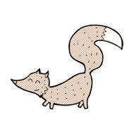 comic cartoon little wolf N2