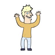comic cartoon excited man N4