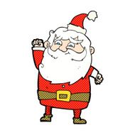 comic cartoon santa claus N19
