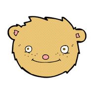 comic cartoon teddy bear head N2