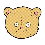 comic cartoon teddy bear head N3