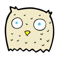 comic cartoon owl N9