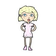 comic cartoon woman N3
