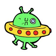 comic cartoon UFO