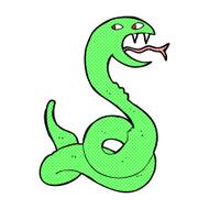 comic cartoon hissing snake N2