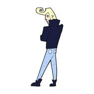 comic cartoon cool guy