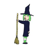 comic cartoon witch