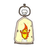 comic cartoon spooky lantern