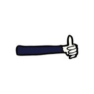 comic cartoon halloween vampire arm