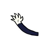 comic cartoon halloween vampire arm N2