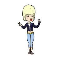 comic cartoon cool girl N2
