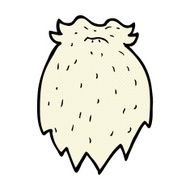 comic cartoon fake beard