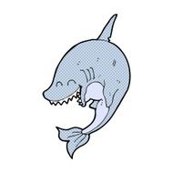 comic cartoon shark N3