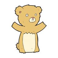 comic cartoon teddy bear N43