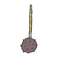 comic cartoon medieval mace N2