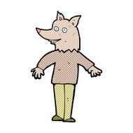 comic cartoon happy werewolf