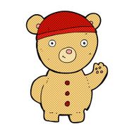 comic cartoon teddy bear N45