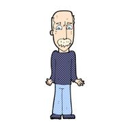 comic cartoon dad shrugging shoulders