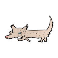 comic cartoon little wolf N5