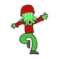 comic cartoon alien monster man N2