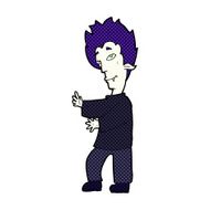 comic cartoon vampire N12