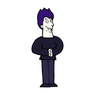 comic cartoon vampire N13