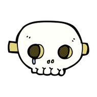 comic cartoon skull mask N2