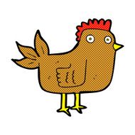 comic cartoon hen N2